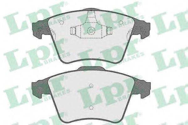 LPR 05P1526 Комплект гальмівних колодок, дискове гальмо