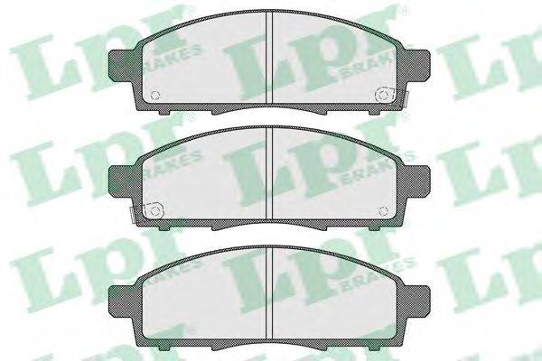 LPR 05P1533 Комплект гальмівних колодок, дискове гальмо