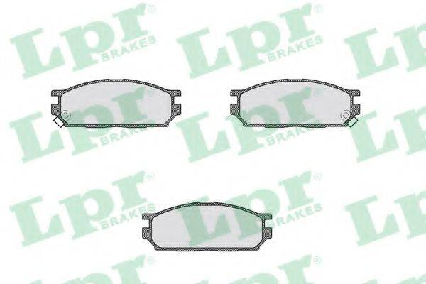 LPR 05P1842 Комплект гальмівних колодок, дискове гальмо
