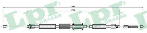 LPR C0658B Трос, стоянкова гальмівна система