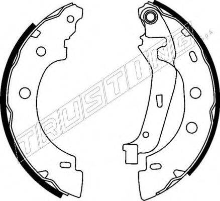 TRUSTING 7156 Комплект гальмівних колодок