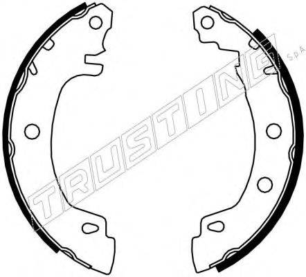 TRUSTING 7189 Комплект гальмівних колодок