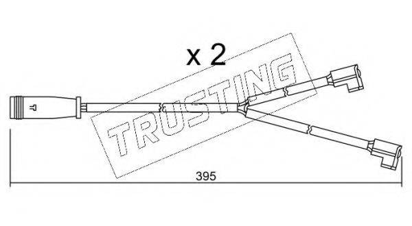 TRUSTING SU174K Сигналізатор, знос гальмівних колодок