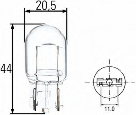 HELLA 8GA008892002 Лампа розжарювання, ліхтар покажчика повороту; Лампа розжарювання, ліхтар сигналу гальм./задній габ. вогонь; Лампа розжарювання, ліхтар сигналу гальмування; Лампа розжарювання, задня протитуманна фара; Лампа розжарювання, фара заднього ходу; Лампа розжарювання, задній гаражний вогонь; Лампа розжарювання, вогні стоянки / габаритні ліхтарі; Лампа розжарювання; Лампа розжарювання, стоянковий/габаритний вогонь; Лампа розжарювання, фара денного освітлення