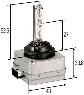 HELLA 8GS009028021 Лампа розжарювання; фара робочого освітлення; Лампа розжарювання, основна фара; Лампа розжарювання; Лампа розжарювання, основна фара