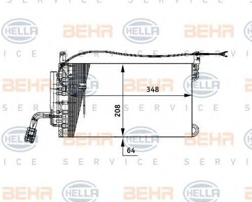 HELLA 8FV351330061 Випарник, кондиціонер