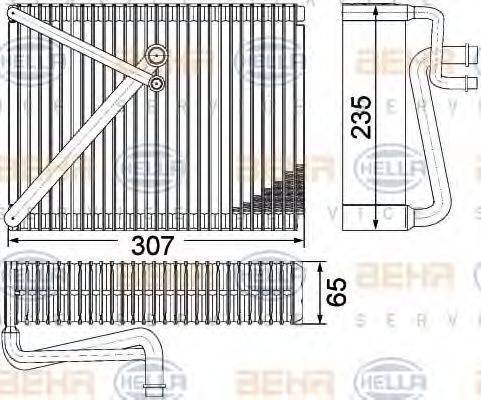 HELLA 8FV351330651 Випарник, кондиціонер