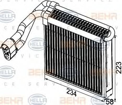 HELLA 8FV351330771 Випарник, кондиціонер