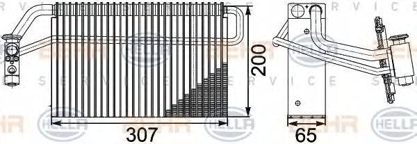 HELLA 8FV351336121 Випарник, кондиціонер