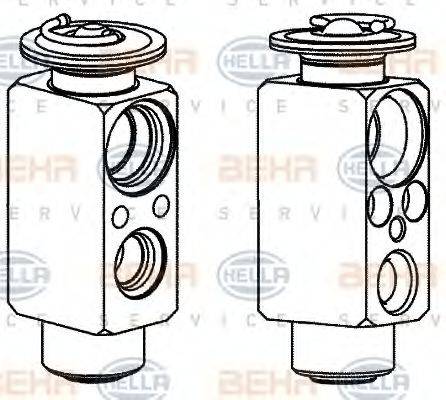 HELLA 8UW351336251 Розширювальний клапан, кондиціонер