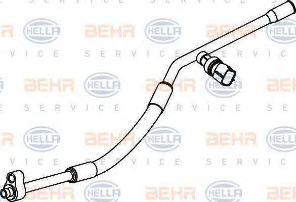 HELLA 9GS351337091 Трубопровід високого тиску, кондиціонер