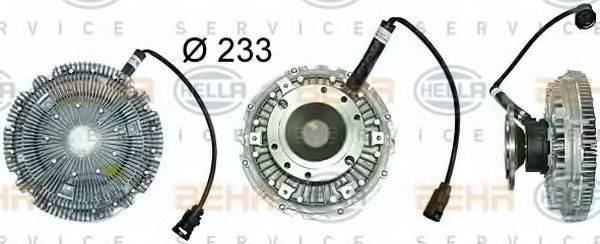 HELLA 8MV376731401 Зчеплення, вентилятор радіатора