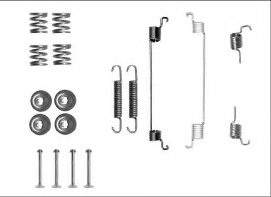 HELLA 8DZ355205831 Комплектуючі, гальмівна колодка