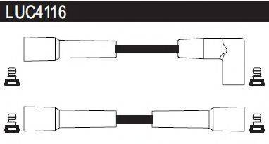 LUCAS ELECTRICAL LUC4116 Комплект дротів запалювання