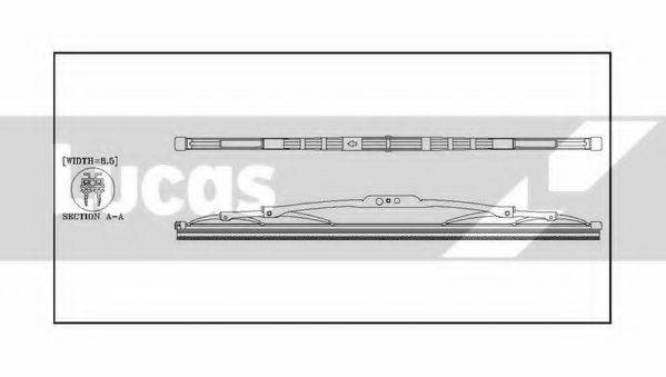 LUCAS ELECTRICAL LLWHDH16 Щітка склоочисника