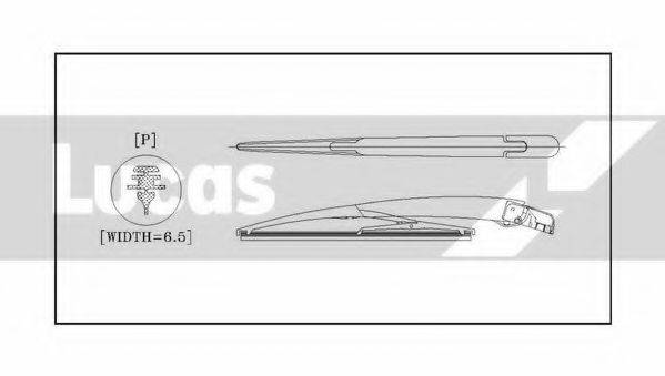 LUCAS ELECTRICAL LLWCR12D Щітка склоочисника