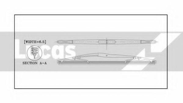 LUCAS ELECTRICAL LLWCR14B Щітка склоочисника