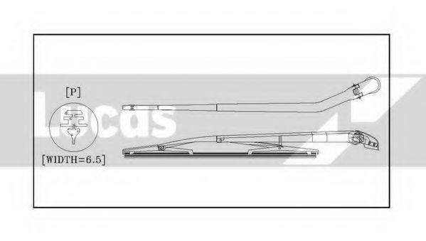 LUCAS ELECTRICAL LLWCR16D Щітка склоочисника