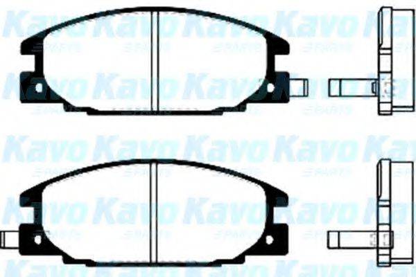 KAVO PARTS BP3500 Комплект гальмівних колодок, дискове гальмо