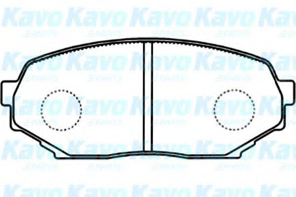 KAVO PARTS BP3510 Комплект гальмівних колодок, дискове гальмо