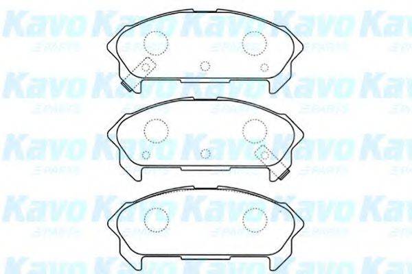 KAVO PARTS BP3511 Комплект гальмівних колодок, дискове гальмо