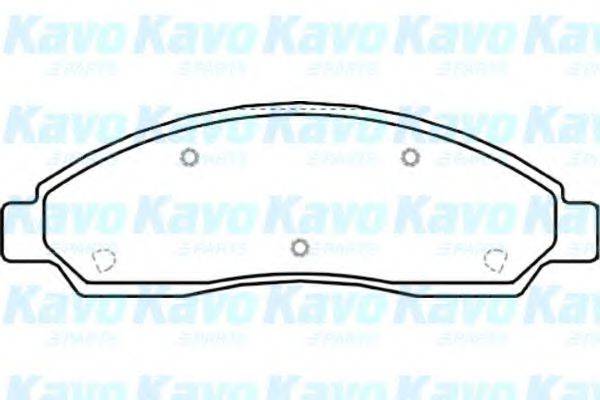 KAVO PARTS BP3514 Комплект гальмівних колодок, дискове гальмо