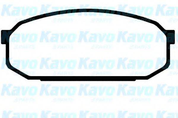 KAVO PARTS BP4522 Комплект гальмівних колодок, дискове гальмо