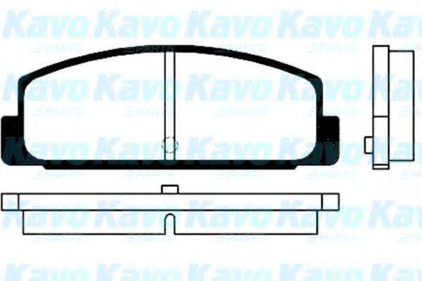 KAVO PARTS BP4534 Комплект гальмівних колодок, дискове гальмо