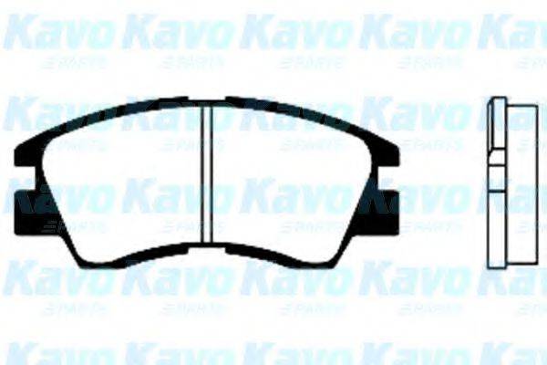 KAVO PARTS BP5507 Комплект гальмівних колодок, дискове гальмо