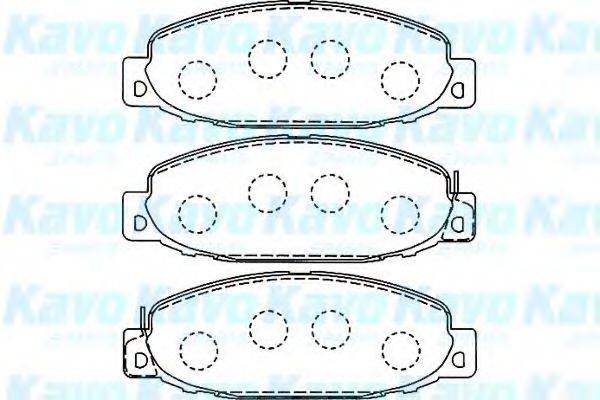 KAVO PARTS BP5536 Комплект гальмівних колодок, дискове гальмо