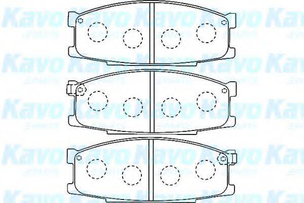 KAVO PARTS BP5537 Комплект гальмівних колодок, дискове гальмо