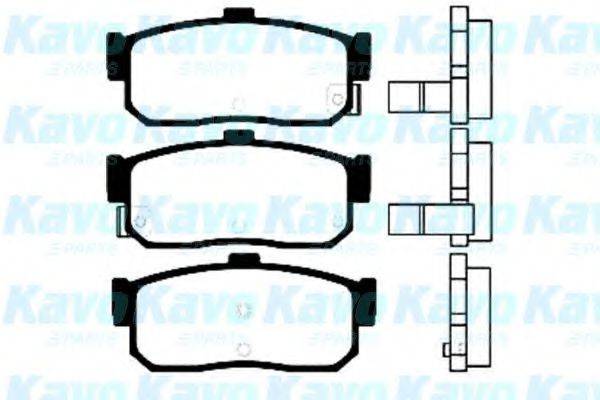 KAVO PARTS BP6554 Комплект гальмівних колодок, дискове гальмо