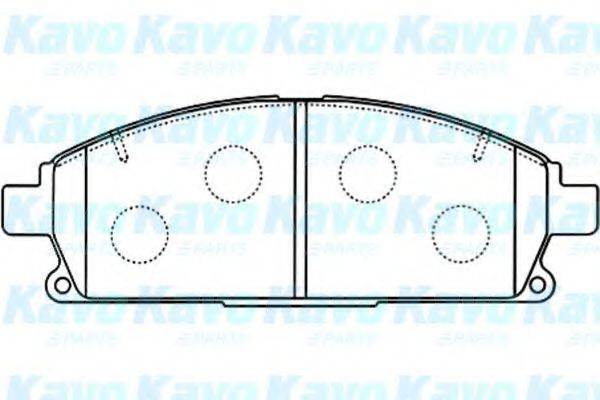 KAVO PARTS BP6569 Комплект гальмівних колодок, дискове гальмо