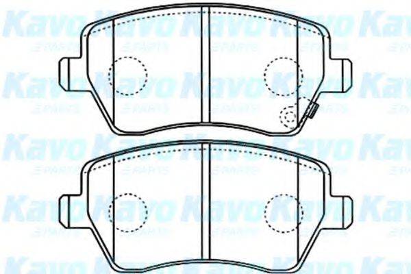 KAVO PARTS BP8526 Комплект гальмівних колодок, дискове гальмо