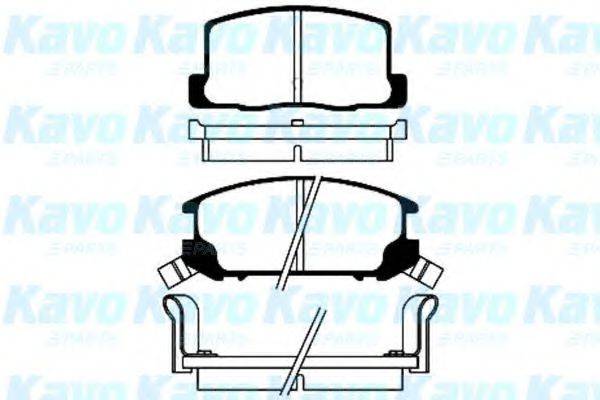 KAVO PARTS BP9049 Комплект гальмівних колодок, дискове гальмо