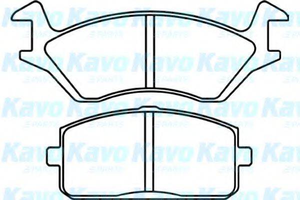 KAVO PARTS BP9078 Комплект гальмівних колодок, дискове гальмо