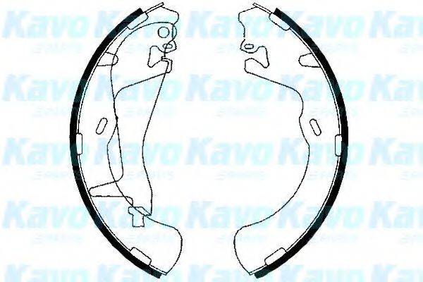 KAVO PARTS BS3406 Комплект гальмівних колодок