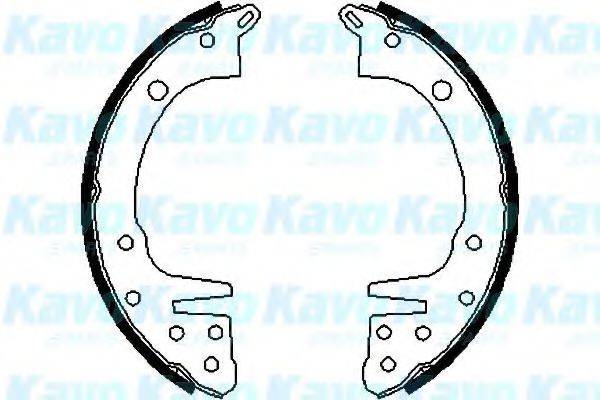 KAVO PARTS BS6400 Комплект гальмівних колодок