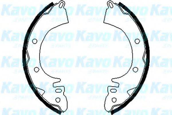 KAVO PARTS BS6401 Комплект гальмівних колодок