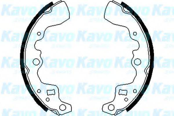 KAVO PARTS BS8906 Комплект гальмівних колодок