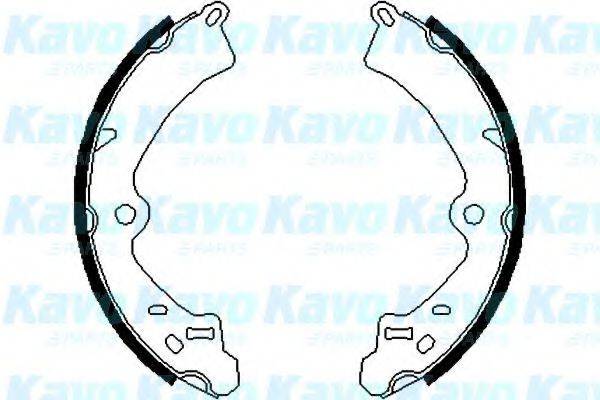 KAVO PARTS BS8908 Комплект гальмівних колодок