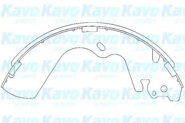 KAVO PARTS KBS3403 Комплект гальмівних колодок