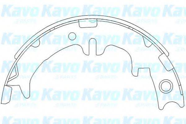 KAVO PARTS KBS9910 Комплект гальмівних колодок