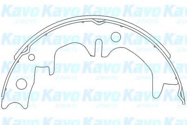 KAVO PARTS KBS9911 Комплект гальмівних колодок