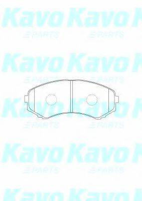 KAVO PARTS BP4575 Комплект гальмівних колодок, дискове гальмо