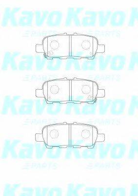 KAVO PARTS BP6605 Комплект гальмівних колодок, дискове гальмо