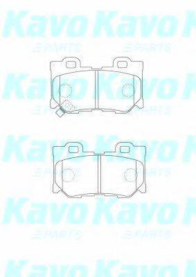 KAVO PARTS BP6607 Комплект гальмівних колодок, дискове гальмо