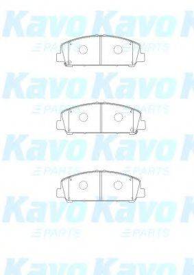 KAVO PARTS BP6621 Комплект гальмівних колодок, дискове гальмо