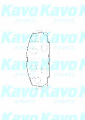 KAVO PARTS BP9135 Комплект гальмівних колодок, дискове гальмо
