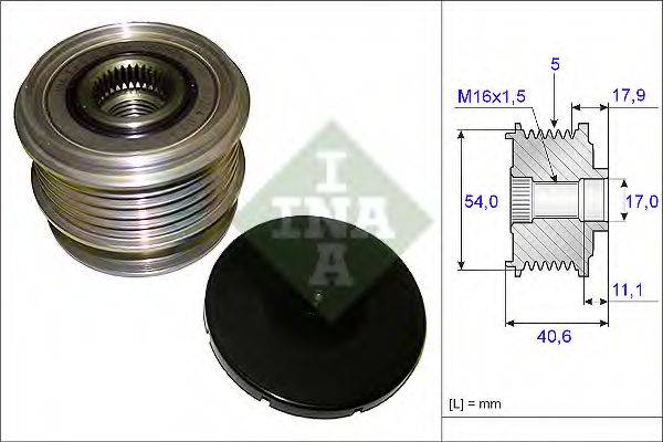 INA 535012110 Механізм вільного ходу генератора